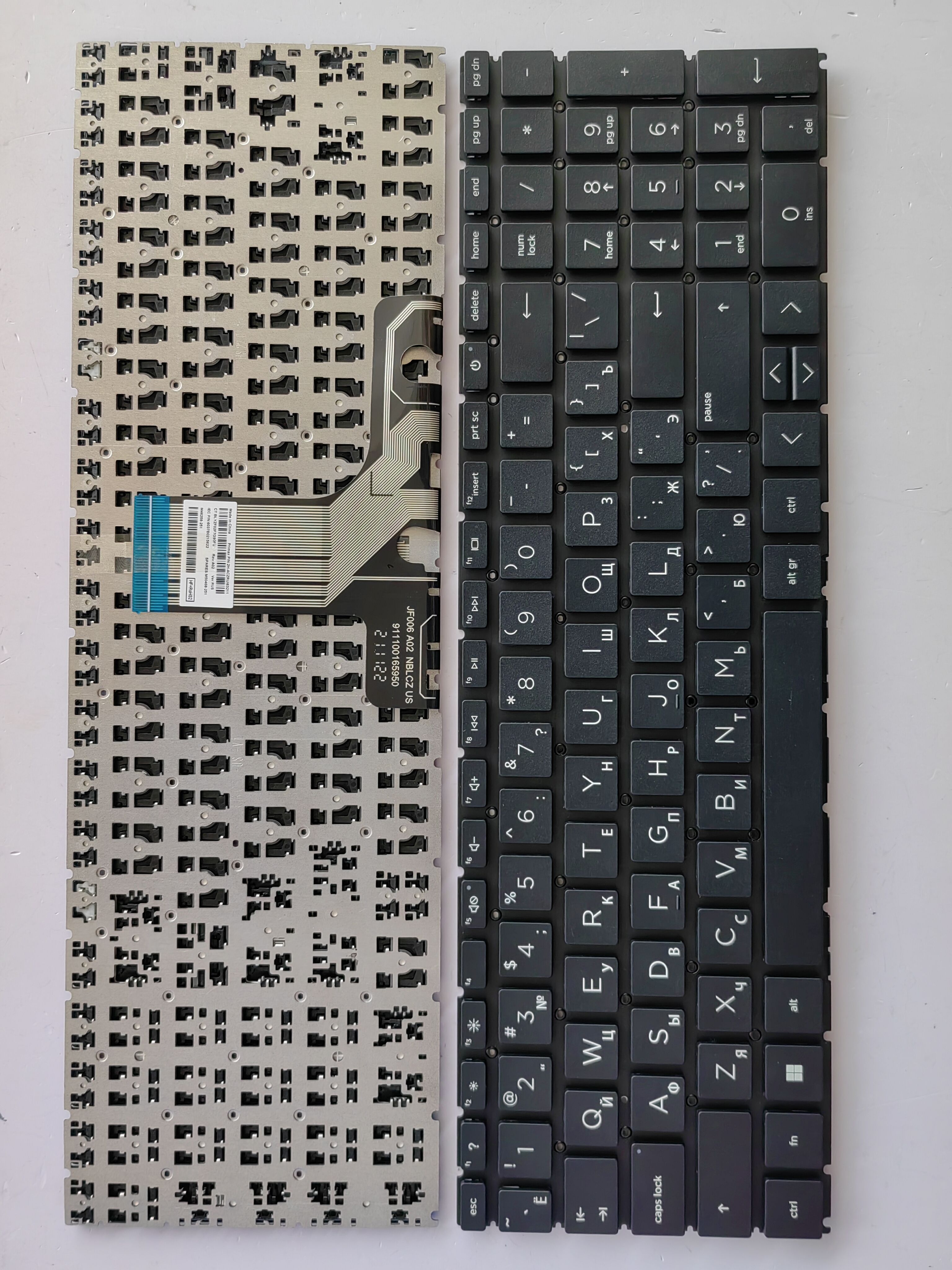 Picture of New Replacement Laptop Keyboard For HP 15-EG/15-EH/15-ER/15M-EH/17-CN/17-CP BLACK RU Layout